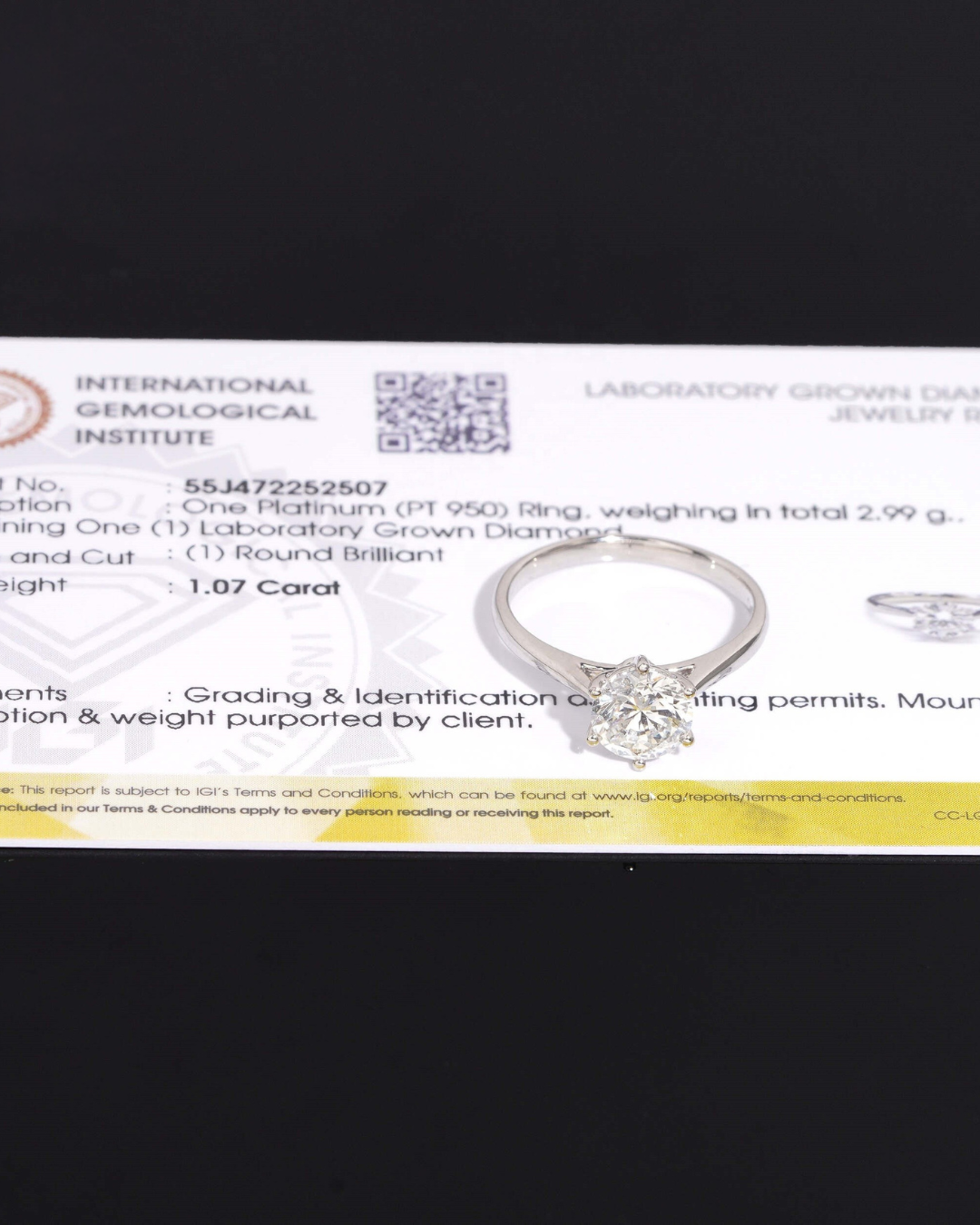 Quiet Luxury in Platinum and White Gold - IGI Certified