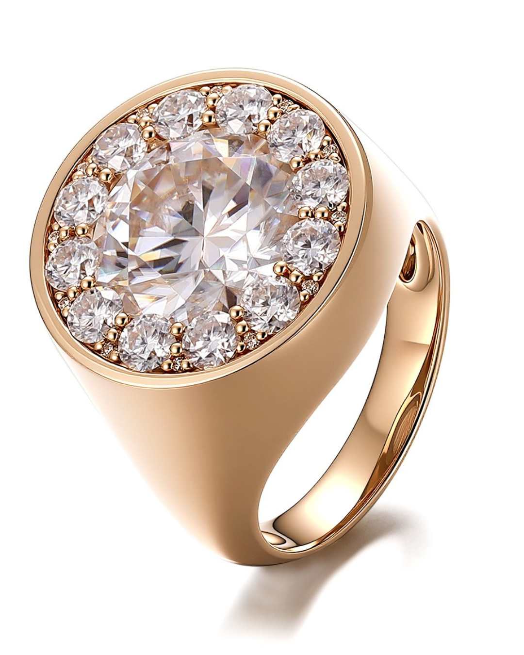 A Golden Statement with Unforgettable Sparkle - GRA Certified