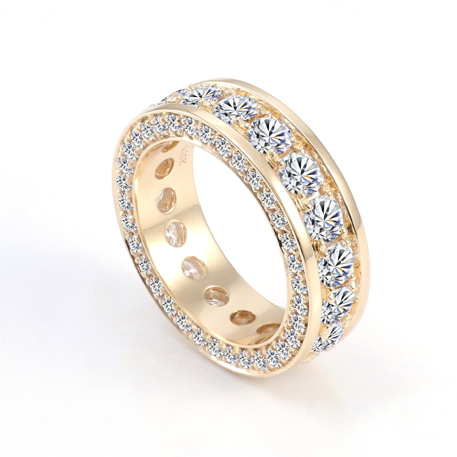 A Wedding Band with Refined Brilliance - GRA Certified