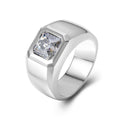 A Bold Cushion Cut Ring with Modern Edge - GRA Certified