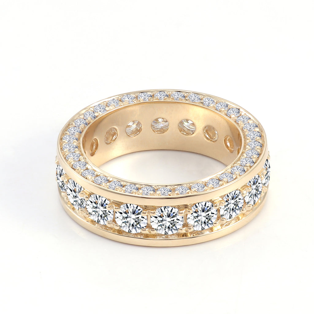 A Wedding Band with Refined Brilliance - GRA Certified