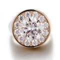 A Golden Statement with Unforgettable Sparkle - GRA Certified