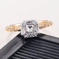 18K Yellow Gold Marquise Cut Lab Grown Diamond Ring - IGI Certified