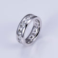 18k White Gold Round Cut Lab-Grown Diamond Ring - IGI Certified